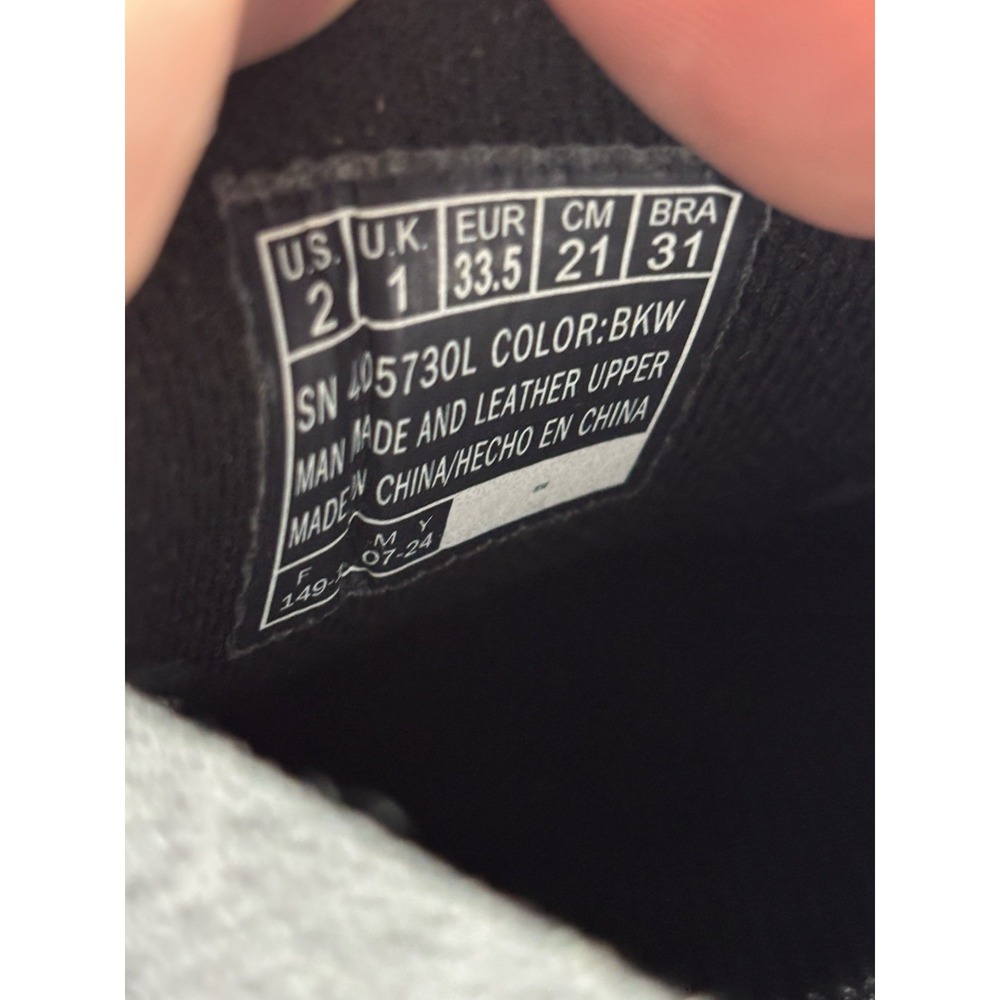 Skechers Los Angeles Zinger Street Black & White Sneaker 405730L, Youth Kids 2 - Picture 5 of 6
